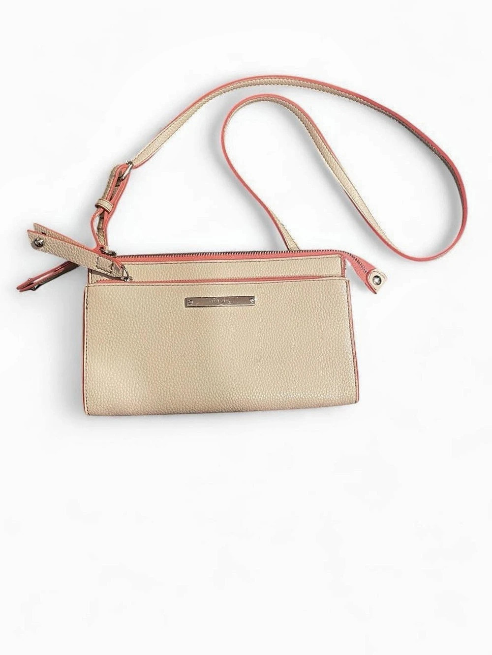 Nine West Crossbody Bag in Beige & Pink